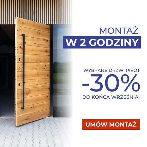 Reklama: drzwi pivot